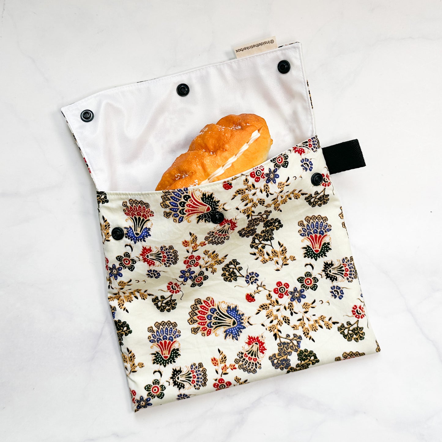 Batik Ivory Snack Baggie