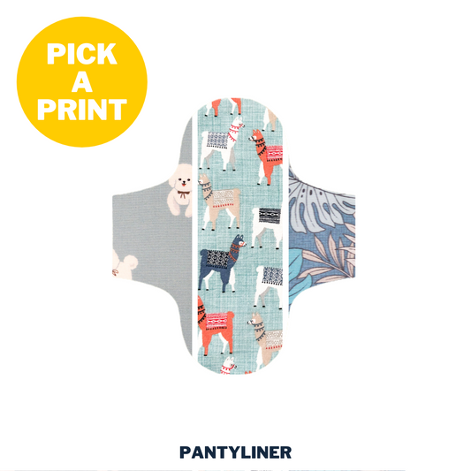 Reusable Cloth Pantyliner – blues