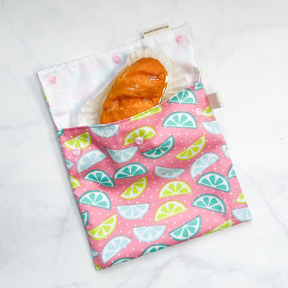 Pink Lemonade Snack Baggie